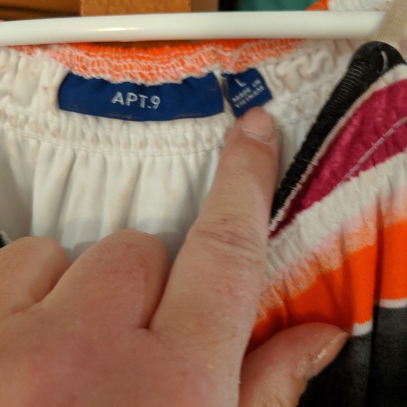 Lined colorful maxi dress - Picture 3 of 4